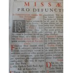 1765. [MSZAŁ TRYDENCKI] MISSALE ROMANUM Ex Decreto Sacro-sancti Concilii Tridentini restitutum, S. PII V. Pont. Max. Iussu editum, Et Clementis VIII. primùm, nunc denuò Urbani Papae VIII. auctoritate recognitum (…).