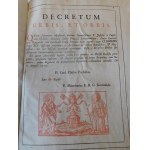 1765. [MSZAŁ TRYDENCKI] MISSALE ROMANUM Ex Decreto Sacro-sancti Concilii Tridentini restitutum, S. PII V. Pont. Max. Iussu editum, Et Clementis VIII. primùm, nunc denuò Urbani Papae VIII. auctoritate recognitum (…).