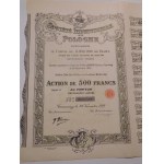 1919. TOWARZYSTWO PRZEMYSŁU POLSKIEGO TOURCOING. 500 FRANKÓW.