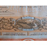 1881-1937. ZBIÓR 5 AKCJI I OBLIGACJI KOLEJOWYCH.