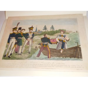 1837. WILLAEYS Félix, Le corps du Prince Poniatowski retrouvé.