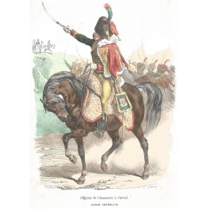 Ca 1840. BELLANGE HYPOLITE, Officier de Chasseurs à cheval - Garde Imperiale.