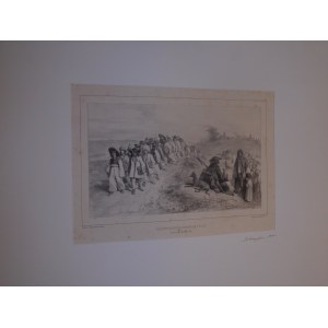 1837-1838. RAFFET DENIS, Enfants Hongrois sortant de l’Ecole.