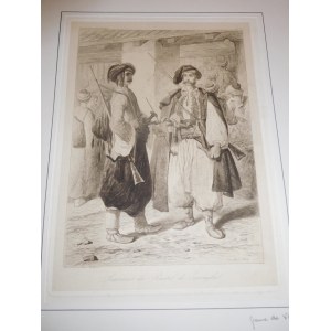 1854. VALERIO THEODORE, Frontieres militaires. Souvenir du Rastel de Zavaglie.