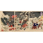 Watanabe Nobukazu (1872-1944), Zimowa bitwa w pobliżu Ushio - wojna chińsko-japońska, 1894