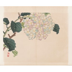 Kōno Bairei (1844-1895), wyd. Yamada Shinzaburo, Hortensja, Kioto, 1913