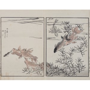 Kikuchi Hobun (1862-1918), Pod wodą, Kioto, 1890
