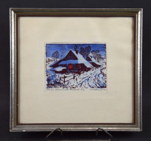 Paweł STELLER (1895-1974), “Wisła”, 1938 r. drzeworyt;