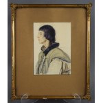 Michal BORUCIÑSKI (1885-1976), Young Hutsul, watercolor, 1920s.