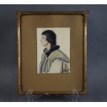 Michal BORUCIÑSKI (1885-1976), Young Hutsul, watercolor, 1920s.