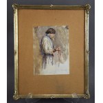 Michal BORUCIÑSKI (1885-1976), Portrait of an Old Man, watercolor, 1920s.