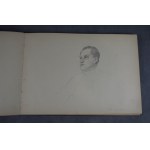 Stanisław FISCHER (1879-1967), Dwa duże szkicowniki, Bochnia, Kraków, 1954 r. akwarele i rysunki
