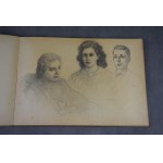 Stanisław FISCHER (1879-1967), Dwa duże szkicowniki, Bochnia, Kraków, 1954 r. akwarele i rysunki