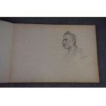 Stanisław FISCHER (1879-1967), Dwa duże szkicowniki, Bochnia, Kraków, 1954 r. akwarele i rysunki