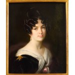 Moritz Michael DAFFINGER (1790-1849) w stylu, Eliza z Mullerów Hausner, Wiedeń, Lwów, 1 poł. XIX w. AN.