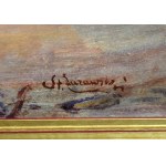 Stanisław ŻURAWSKI (1889-1976), Baignade dans la mer, années 1930.