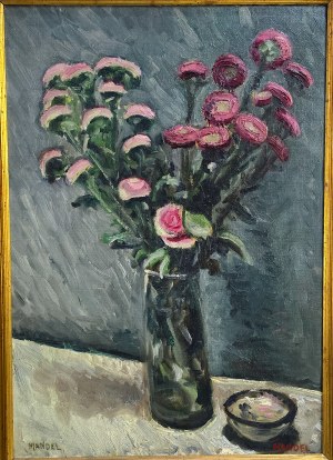 Efraim MANDELBAUM (1884-1943), “Martwa natura z kwiatami”, lata 20-te.