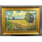 Stanisław DYBOWSKI (1895-1956), Venkovská krajina, 30. léta 20. století. (oboustranný)