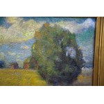 Stanisław DYBOWSKI (1895-1956), Venkovská krajina, 30. léta 20. století. (oboustranný)