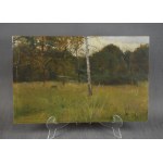Antoni PIOTROWSKI (1853-1924), Crépuscule dans la forêt, 1909.