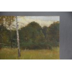 Antoni PIOTROWSKI (1853-1924), Crépuscule dans la forêt, 1909.