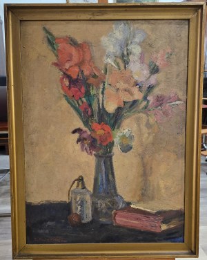 Zbigniew SUCHODOLSKI (1911-1998), “Kwiaty w wazonie”, Kraków, lata 30-te.