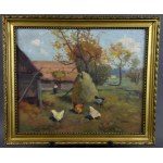 Edmund CIECZKIEWICZ (1872 - 1958), Paesaggio rurale di Rytro, 1932.