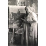 Hans LECIEJEWSKI (Wrocław, XX secolo), Estate in riva al fiume, anni Trenta.
