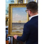 Peintre russe, Seascape, 1903, signé ;