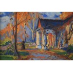AN, Devant le manoir, années 1930.