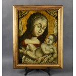 Madonna z Dzieciątkiem, poł. XVII w., tempera na desce;