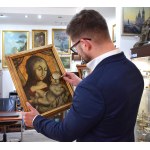 Madonna z Dzieciątkiem, poł. XVII w., tempera na desce;