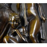 Josef LORENZL (1892-1950), “Handlarz niewolnicami”, brąz, Wiedeń, lata 20-te.