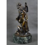 Josef LORENZL (1892-1950), “Handlarz niewolnicami”, brąz, Wiedeń, lata 20-te.