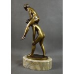 Gotthilf JAEGER (1871-1933), Nude gymnasts, bronze, 1920s.