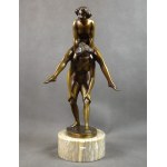 Gotthilf JAEGER (1871-1933), Nude gymnasts, bronze, 1920s.