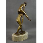 Gotthilf JAEGER (1871-1933), Nude gymnasts, bronze, 1920s.