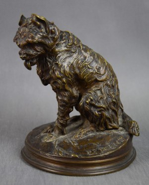Pierre Jules MENE (1810-1879), “Pies-Terier”, brąz, ok. 1850 r.