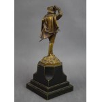 Sculpture Highlander of Podhale - Sabała, bronze, Poland, 1930s.
