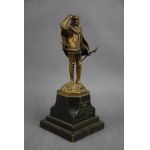 Sculpture Highlander of Podhale - Sabała, bronze, Poland, 1930s.