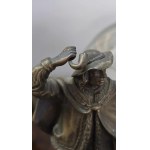 Sculpture Highlander of Podhale - Sabała, bronze, Poland, 1930s.