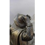 Sculpture Highlander of Podhale - Sabała, bronze, Poland, 1930s.