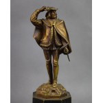 Sculpture Highlander of Podhale - Sabała, bronze, Poland, 1930s.