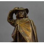 Sculpture Highlander of Podhale - Sabała, bronze, Poland, 1930s.