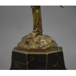 Sculpture Highlander of Podhale - Sabała, bronze, Poland, 1930s.