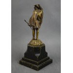 Sculpture Highlander of Podhale - Sabała, bronze, Poland, 1930s.
