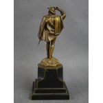 Sculpture Highlander of Podhale - Sabała, bronze, Poland, 1930s.