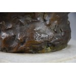Józef PROSZOWSKI (1904-1961), Testa di ragazzo, bronzo, 1953.