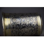 Large mug, Gilt silver, niello, Russia, circa 1830.
