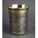 Large mug, Gilt silver, niello, Russia, circa 1830.